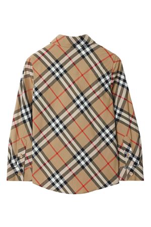 camicia in cotone check BURBERRY KIDS | 8088966B9368